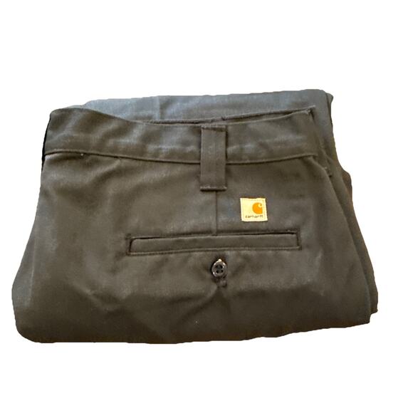 Carhartt NVY Dungaree Fit Carpenter Pants Size 40x30 Navy Workwear - Picture 10 of 11